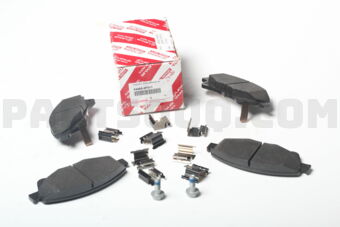 Toyota 044650F011 PAD KIT, DISC BRAKE