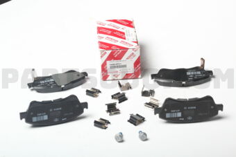 Toyota 044650F011 PAD KIT, DISC BRAKE
