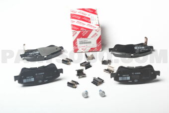 Toyota 044650F011 PAD KIT, DISC BRAKE