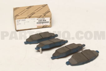 Toyota 044650K120 PAD KIT, DISC BRAKE, FRONT