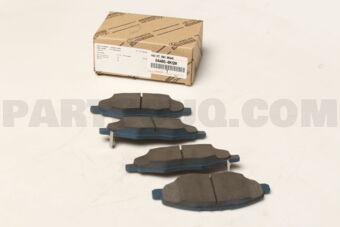 Toyota 044650K120 PAD KIT, DISC BRAKE, FRONT