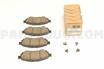 Toyota 044650K431 PAD KIT, DISC BRAKE