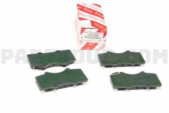 Toyota 044650K580 PAD KIT DISC BRAKE