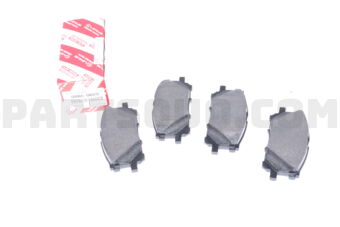 Toyota 044650W070 PAD KIT, DISC BRAKE, FRONT