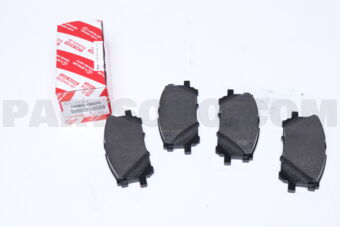 Toyota 044650W070 PAD KIT, DISC BRAKE, FRONT