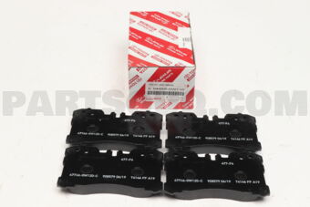 Toyota 044650W110 PAD KIT, DISC BRAKE, FRONT