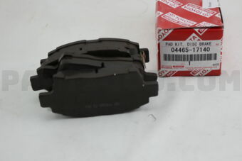 Toyota 0446517140 PAD KIT, DISC BRAKE, FRONT