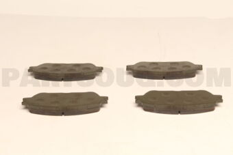 Toyota 0446521020 PAD KIT, DISC BRAKE, FRONT