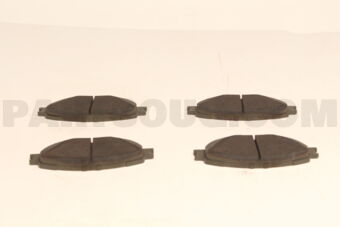 Toyota 0446521020 PAD KIT, DISC BRAKE, FRONT