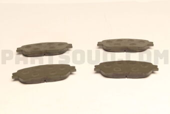 Toyota 0446521020 PAD KIT, DISC BRAKE, FRONT