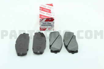 Toyota 0446525090 PAD KIT, DISC BRAKE, FRONT