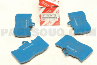 Toyota 0446530450 PAD KIT, DISC BRAKE, FRONT
