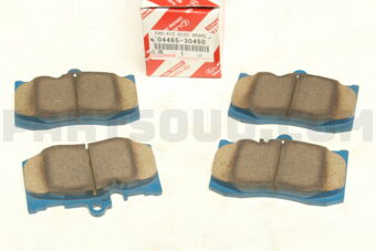 Toyota 0446530450 PAD KIT, DISC BRAKE, FRONT