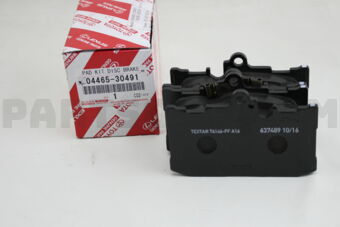 Toyota 0446530491 PAD KIT, DISC BRAKE