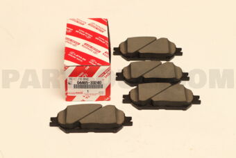 Toyota 0446533240 PAD KIT, DISC BRAKE, FRONT