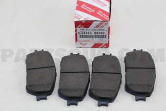 Toyota 0446533280 PAD KIT, DISC BRAKE, FRONT