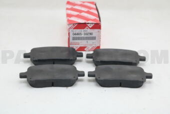 Toyota 0446533290 PAD KIT, DISC BRAKE, FRONT