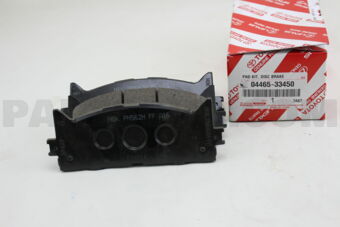 Toyota 0446533450 PAD KIT, DISC BRAKE, FRONT
