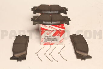 Toyota 0446533471 PAD KIT, DISC BRAKE, FRONT