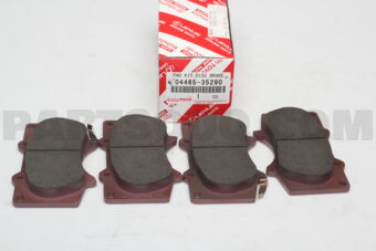 Toyota 0446535290 PAD KIT, DISC BRAKE, FRONT