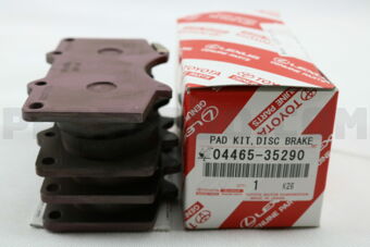 Toyota 0446535290 PAD KIT, DISC BRAKE, FRONT