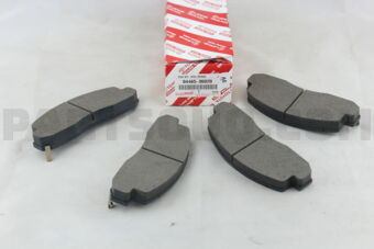 Toyota 0446536020 PAD KIT, DISC BRAKE, FRONT