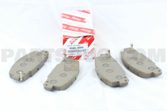 Toyota 0446536090 PAD KIT, DISC BRAKE, FRONT