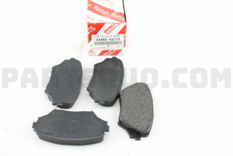 Toyota 0446542110 PAD KIT, DISC BRAKE, FRONT