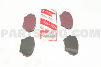 Toyota 0446542130 PAD KIT, DISC BRAKE, FRONT