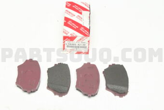 Toyota 0446542130 PAD KIT, DISC BRAKE, FRONT