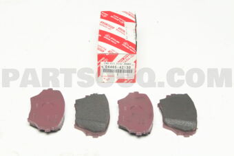 Toyota 0446542130 PAD KIT, DISC BRAKE, FRONT