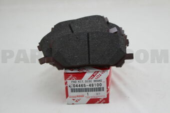 Toyota 0446548100 PAD KIT, DISC BRAKE, FRONT