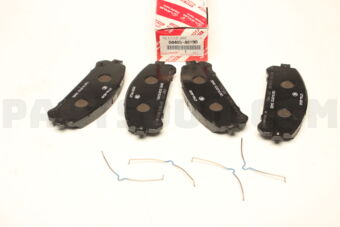 Toyota 0446548190 PAD KIT, DISC BRAKE, FRONT