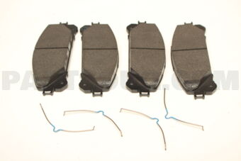 Toyota 0446548190 PAD KIT, DISC BRAKE, FRONT