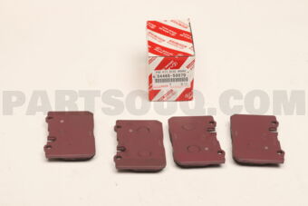 Toyota 0446550070 PAD KIT, DISC BRAKE, FRONT