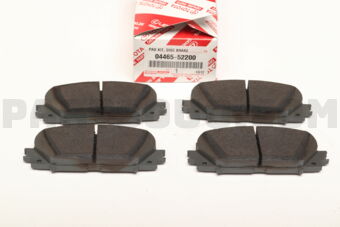 Toyota 0446552200 PAD KIT, DISC BRAKE, FRONT