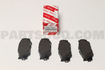 Toyota 0446553040 PAD KIT, DISC BRAKE, FRONT