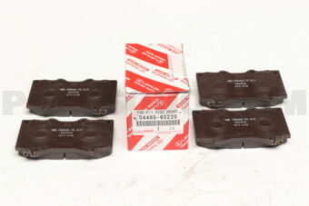 Toyota 0446560220 PAD KIT,DISC BR