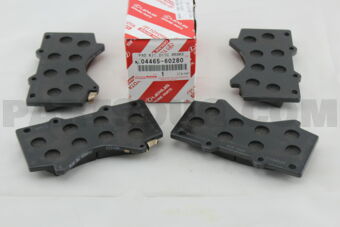 Toyota 0446560280 PAD KIT, DISC BRAKE, FRONT