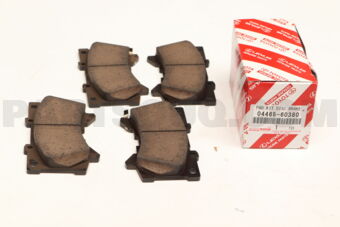 Toyota 0446560380 PAD KIT DISC BRAKE