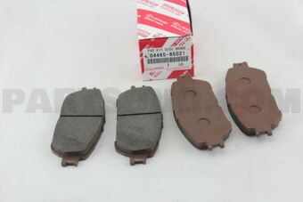Toyota 0446565021 PAD KIT, DISC BRAKE, FRONT