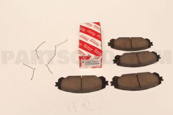 Toyota 0446578010 PAD KIT, DISC BRAKE