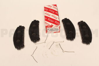 Toyota 0446578010 PAD KIT, DISC BRAKE