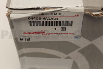 Toyota 04465WAA04 PAD KIT, DISC BRAKE