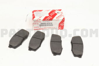 Toyota 044660C010 PAD KIT, DISC BRAKE, REAR