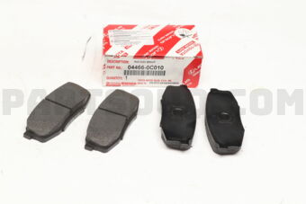 Toyota 044660C010 PAD KIT, DISC BRAKE, REAR