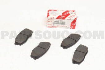 Toyota 044660C010 PAD KIT, DISC BRAKE, REAR