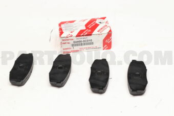 Toyota 044660C010 PAD KIT, DISC BRAKE, REAR