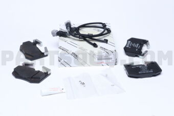 Toyota 044660W070 PAD KIT, DISC BRAKE, REAR