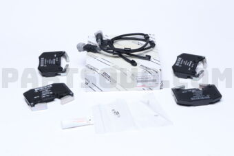 Toyota 044660W070 PAD KIT, DISC BRAKE, REAR